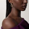 Juste Un Clou øreringe, dobbelte, pavé Juste Un Clou øreringe, dobbelte, pavé
