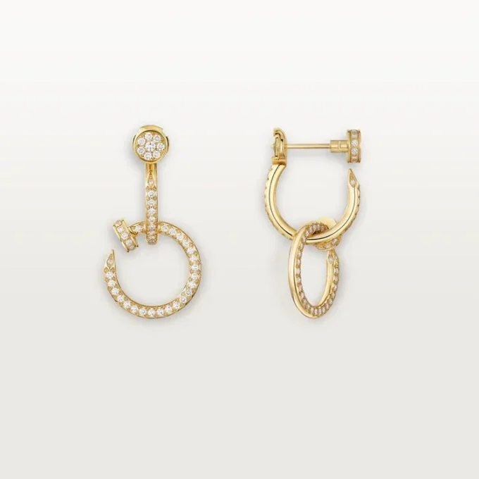Juste Un Clou øreringe, dobbelte, pavé Juste Un Clou øreringe, dobbelte, pavé