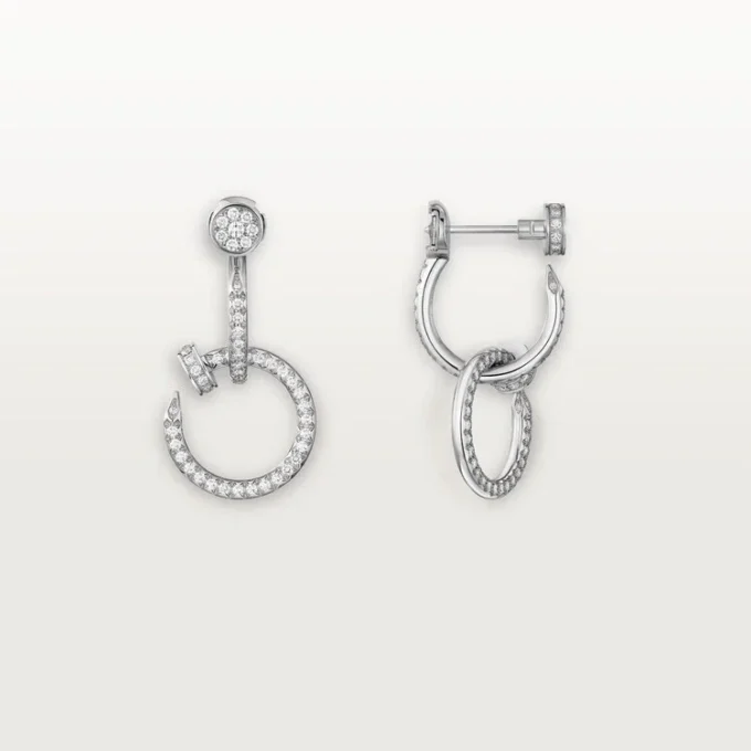 Juste Un Clou øreringe, dobbelte, pavé Juste Un Clou øreringe, dobbelte, pavé
