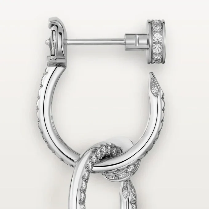 Juste Un Clou øreringe, dobbelte, pavé Juste Un Clou øreringe, dobbelte, pavé
