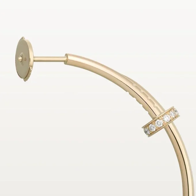 Juste Un Clou øreringe – gult guld, diamanter – Cartier Juste Un Clou øreringe – gult guld, diamanter – Cartier