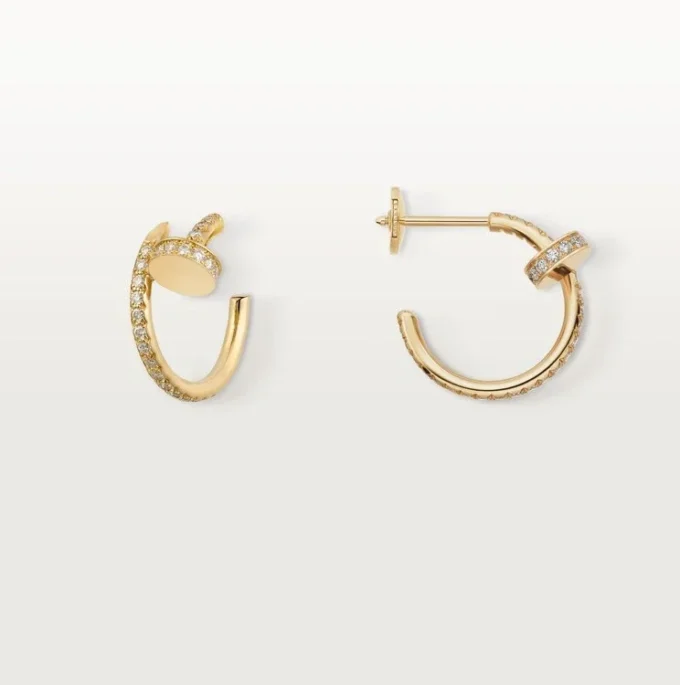 Juste Un Clou øreringe – gult guld, diamanter – Cartier Juste Un Clou øreringe – gult guld, diamanter – Cartier