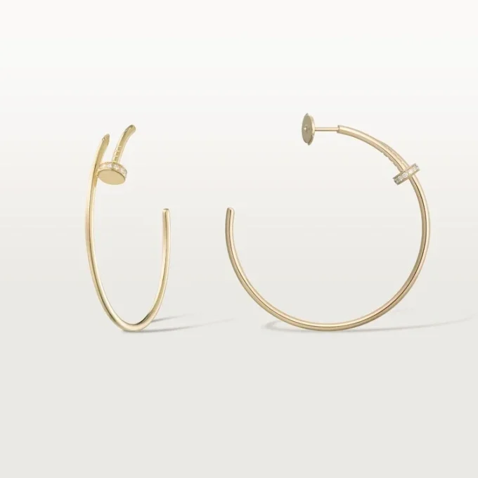 Juste Un Clou øreringe – gult guld, diamanter – Cartier Juste Un Clou øreringe – gult guld, diamanter – Cartier
