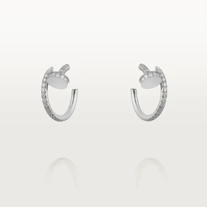 Juste Un Clou øreringe – hvidguld, diamanter – Cartier Juste Un Clou øreringe – hvidguld, diamanter – Cartier