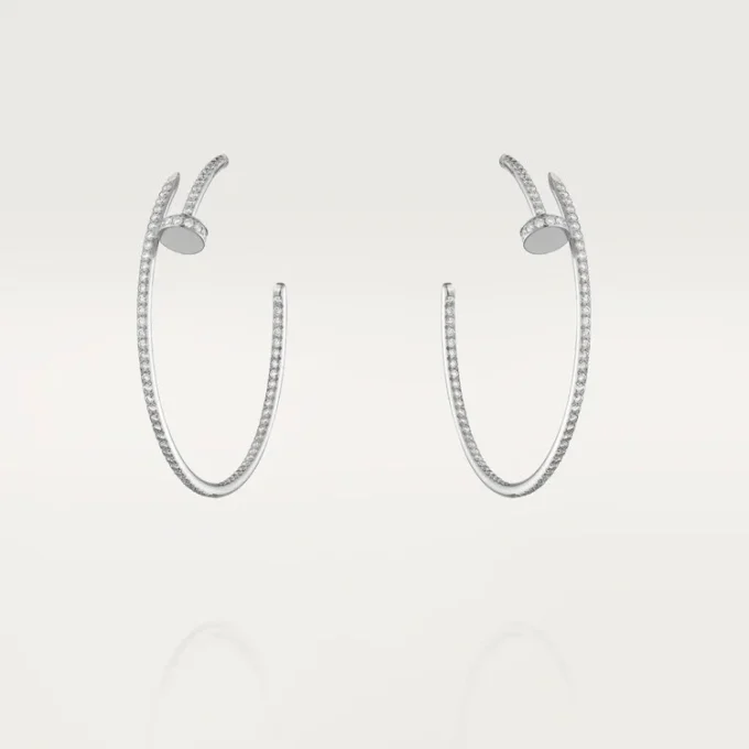 Juste Un Clou øreringe – hvidguld, diamanter – Cartier Juste Un Clou øreringe – hvidguld, diamanter – Cartier