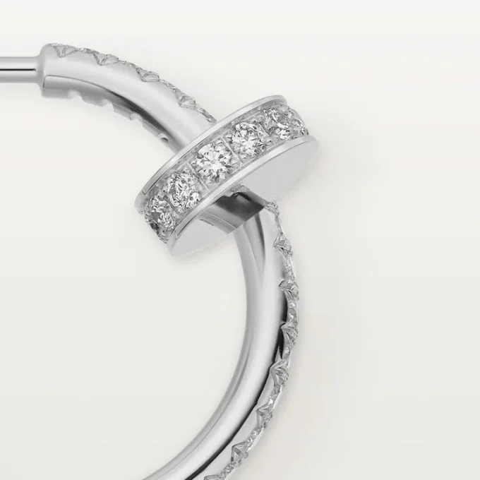 Juste Un Clou øreringe – hvidguld, diamanter – Cartier Juste Un Clou øreringe – hvidguld, diamanter – Cartier