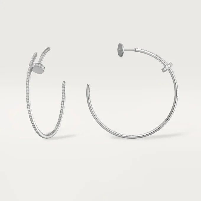 Juste Un Clou øreringe – hvidguld, diamanter – Cartier Juste Un Clou øreringe – hvidguld, diamanter – Cartier