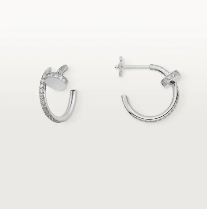 Juste Un Clou øreringe – hvidguld, diamanter – Cartier Juste Un Clou øreringe – hvidguld, diamanter – Cartier