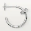 Juste Un Clou øreringe – hvidguld, diamanter – Cartier Juste Un Clou øreringe – hvidguld, diamanter – Cartier