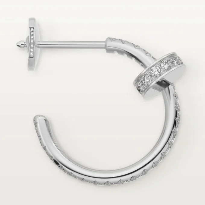 Juste Un Clou øreringe – hvidguld, diamanter – Cartier Juste Un Clou øreringe – hvidguld, diamanter – Cartier