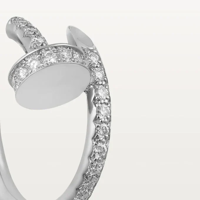 Juste Un Clou øreringe – hvidguld, diamanter – Cartier Juste Un Clou øreringe – hvidguld, diamanter – Cartier
