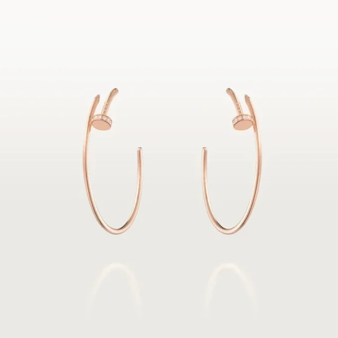 Juste Un Clou øreringe – rosa guld, diamanter – Cartier Juste Un Clou øreringe – rosa guld, diamanter – Cartier