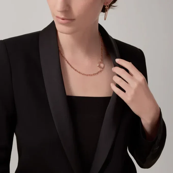 Juste Un Clou øreringe – rosa guld, diamanter – Cartier Juste Un Clou øreringe – rosa guld, diamanter – Cartier