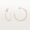 Juste Un Clou øreringe – rosa guld, diamanter – Cartier Juste Un Clou øreringe – rosa guld, diamanter – Cartier