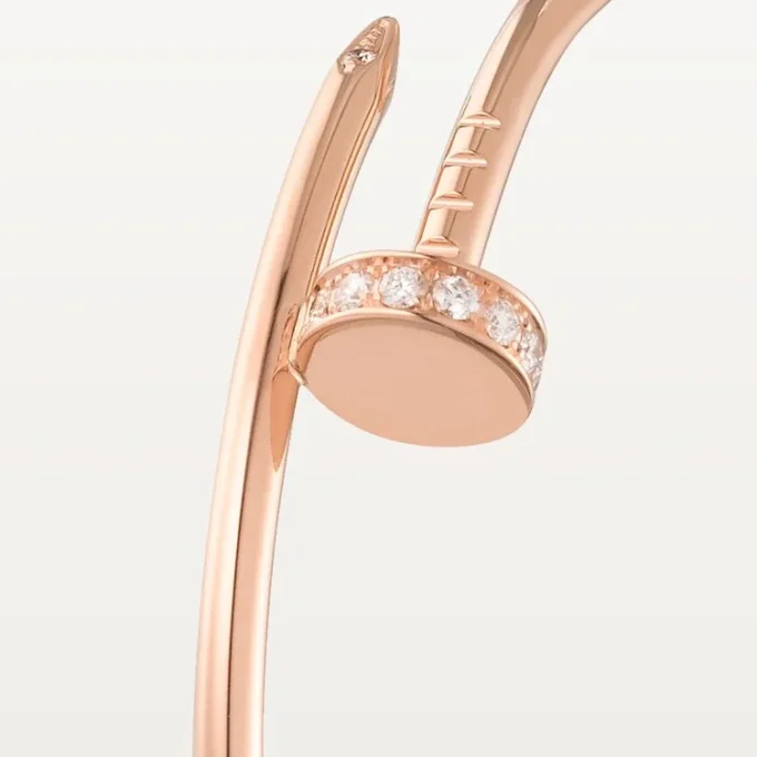 Juste Un Clou øreringe – rosa guld, diamanter – Cartier Juste Un Clou øreringe – rosa guld, diamanter – Cartier
