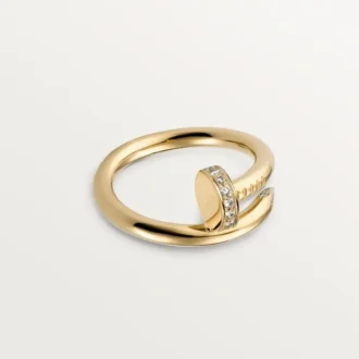 Juste Un Clou-ring – Gult guld, diamanter – Cartier
