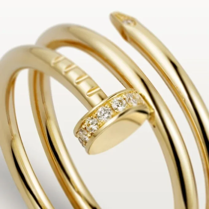 Juste Un Clou-ring – Gult guld, diamanter – Cartier Juste Un Clou-ring – Gult guld, diamanter – Cartier