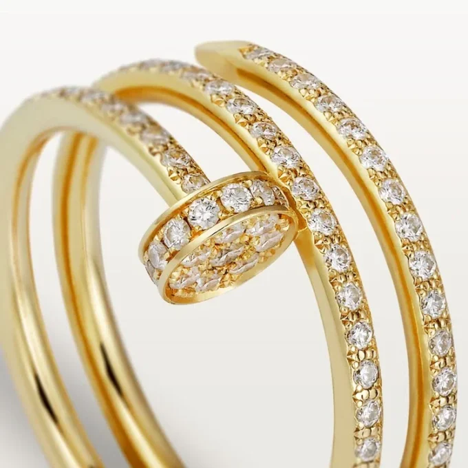 Juste Un Clou-ring – Gult guld, diamanter – Cartier Juste Un Clou-ring – Gult guld, diamanter – Cartier