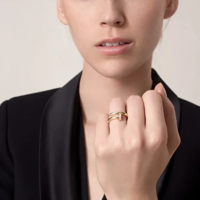 Juste Un Clou-ring – Gult guld, diamanter – Cartier Juste Un Clou-ring – Gult guld, diamanter – Cartier