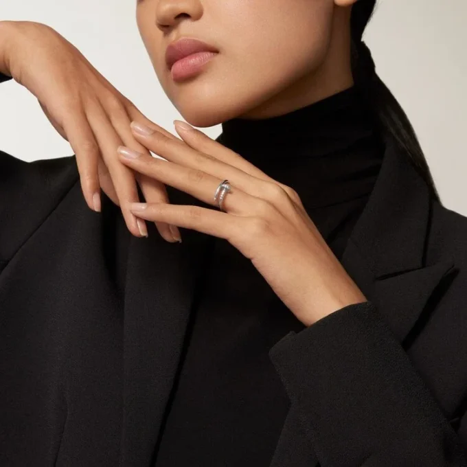 Juste Un Clou-ring, lille model, diamanter Juste Un Clou-ring, lille model, diamanter