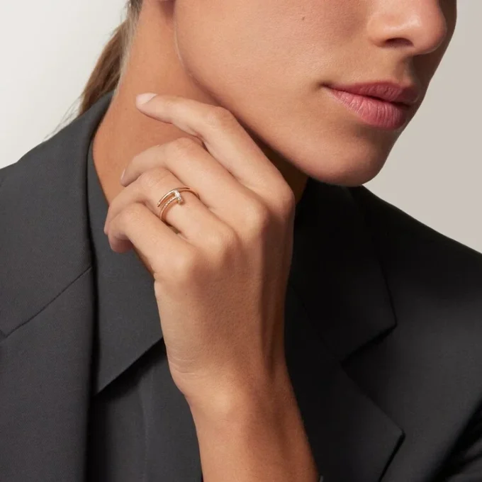 Juste Un Clou-ring, lille model, diamanter Juste Un Clou-ring, lille model, diamanter