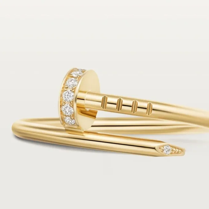 Juste Un Clou-ring, lille model, diamanter Juste Un Clou-ring, lille model, diamanter