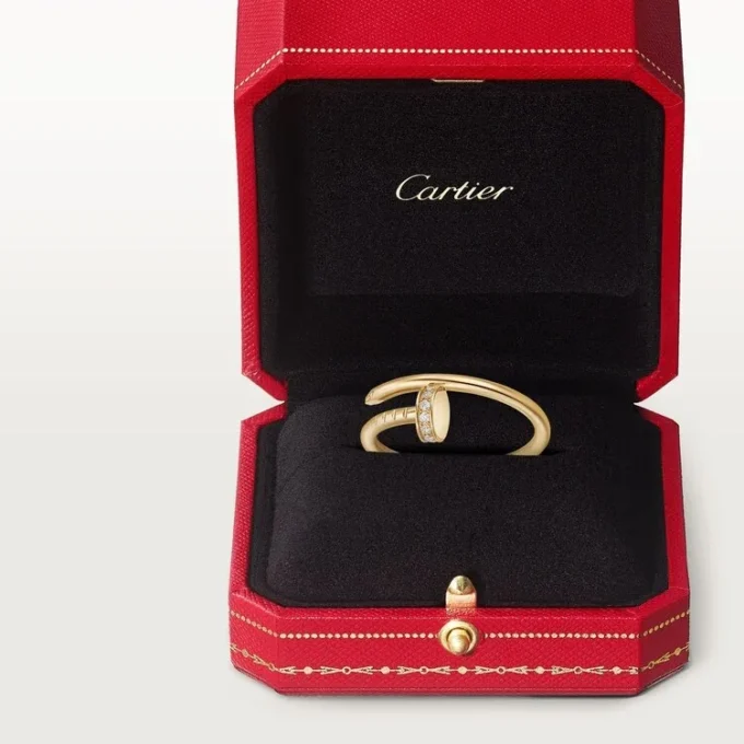 Juste Un Clou-ring, lille model, diamanter Juste Un Clou-ring, lille model, diamanter