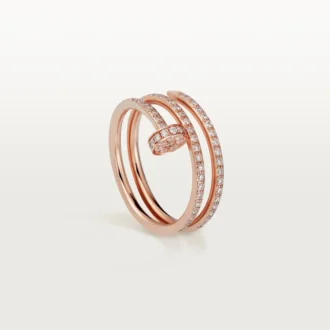 Juste Un Clou-ring – rosa guld, diamanter – Cartier