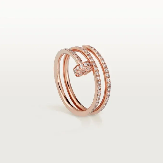 Juste Un Clou-ring – rosa guld, diamanter – Cartier Juste Un Clou-ring – rosa guld, diamanter – Cartier