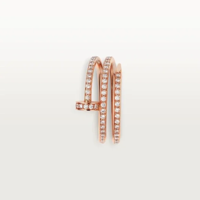 Juste Un Clou-ring – rosa guld, diamanter – Cartier Juste Un Clou-ring – rosa guld, diamanter – Cartier