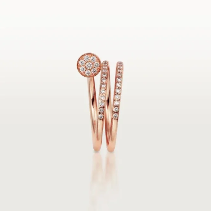 Juste Un Clou-ring – rosa guld, diamanter – Cartier Juste Un Clou-ring – rosa guld, diamanter – Cartier