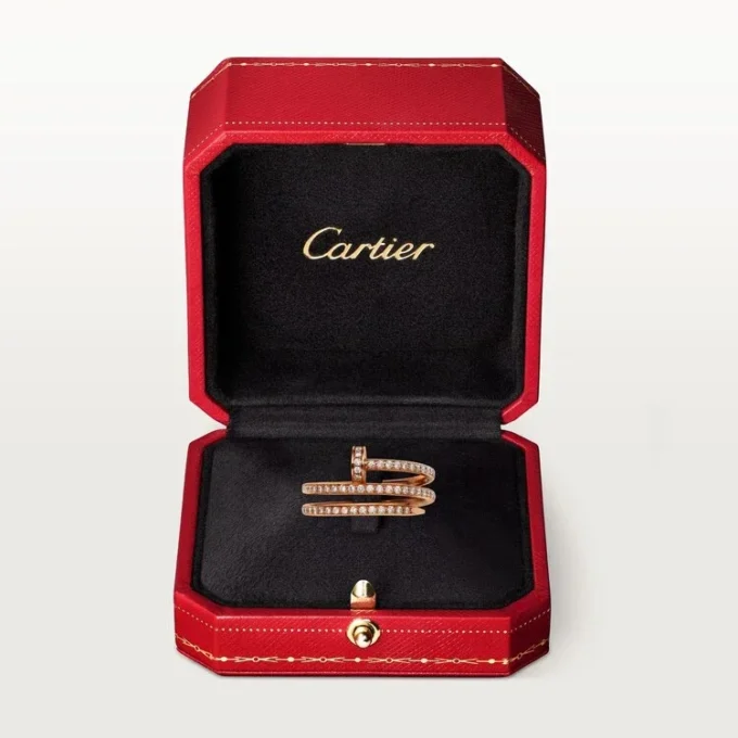 Juste Un Clou-ring – rosa guld, diamanter – Cartier Juste Un Clou-ring – rosa guld, diamanter – Cartier