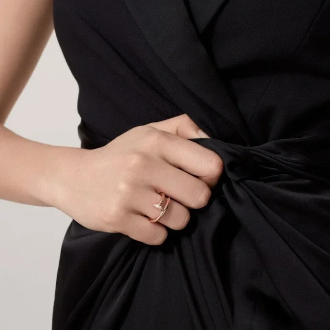 Juste Un Clou-ring – Rosaguld, diamanter – Cartier Juste Un Clou-ring – Rosaguld, diamanter – Cartier
