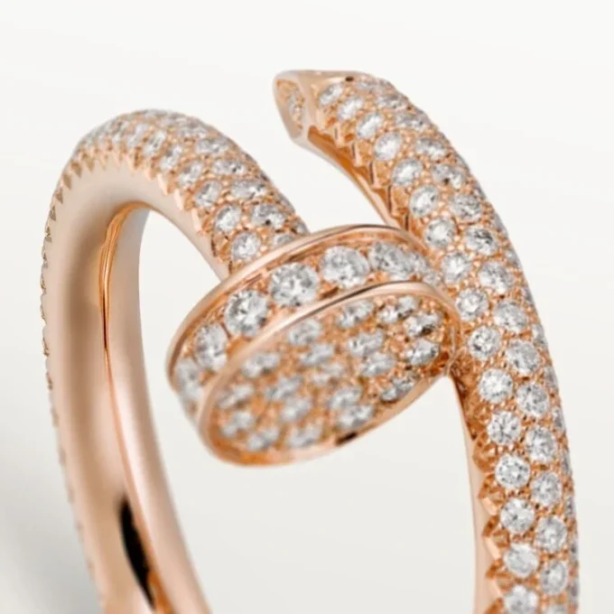 Juste Un Clou-ring – Rosaguld, diamanter – Cartier