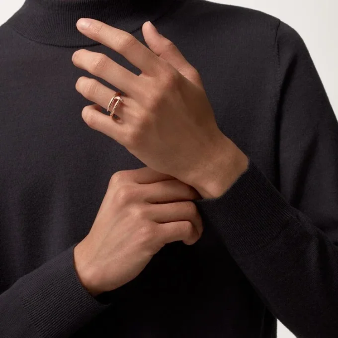 Juste Un Clou-ring – Rosaguld, diamanter – Cartier Juste Un Clou-ring – Rosaguld, diamanter – Cartier