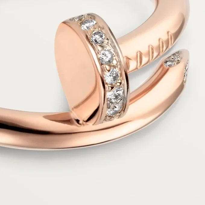 Juste Un Clou-ring – Rosaguld, diamanter – Cartier Juste Un Clou-ring – Rosaguld, diamanter – Cartier