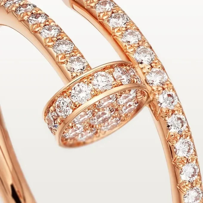Juste Un Clou-ring – Rosaguld, diamanter – Cartier Juste Un Clou-ring – Rosaguld, diamanter – Cartier