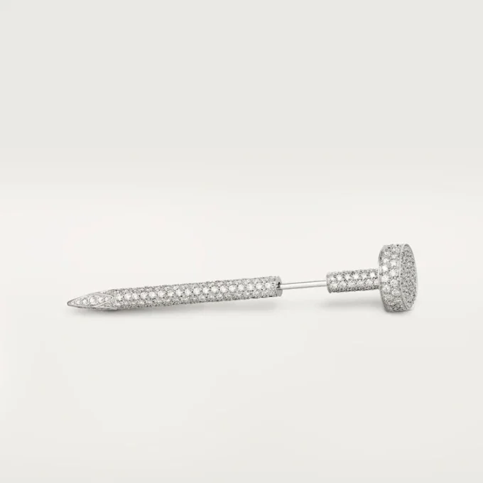 Juste Un Clou slipsenål – hvidguld og diamanter – Cartier