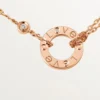 Kærlighedshalskæde, 2 diamanter – Rosaguld, Diamanter – Cartier Kærlighedshalskæde, 2 diamanter – Rosaguld, Diamanter – Cartier
