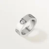 Kærlighedsring, 3 diamanter – hvidguld, diamanter – Cartier Kærlighedsring, 3 diamanter – hvidguld, diamanter – Cartier