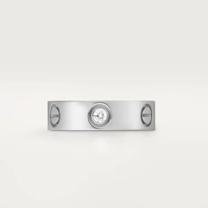 Kærlighedsring, 3 diamanter – hvidguld, diamanter – Cartier Kærlighedsring, 3 diamanter – hvidguld, diamanter – Cartier