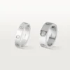 Kærlighedsring, 3 diamanter – hvidguld, diamanter – Cartier Kærlighedsring, 3 diamanter – hvidguld, diamanter – Cartier