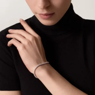 Lignes Essentielles armbånd, brillantslebne diamanter