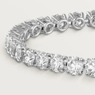 Lignes Essentielles armbånd, brillantslebne diamanter