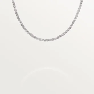 Lignes Essentielles halskæde, brillantslebne diamanter