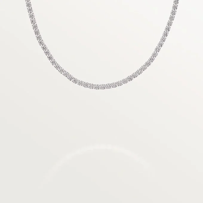 Lignes Essentielles halskæde, brillantslebne diamanter Lignes Essentielles halskæde, brillantslebne diamanter