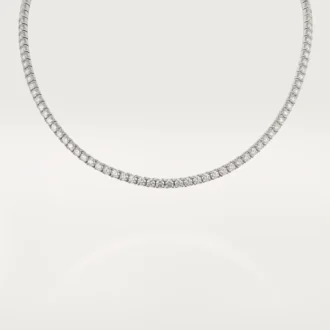 Lignes Essentielles halskæde, brillantslebne diamanter