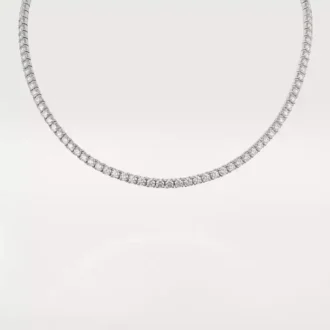 Lignes Essentielles halskæde, brillantslebne diamanter