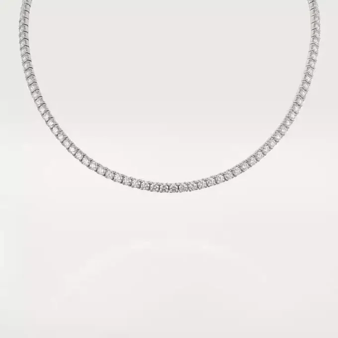 Lignes Essentielles halskæde, brillantslebne diamanter Lignes Essentielles halskæde, brillantslebne diamanter