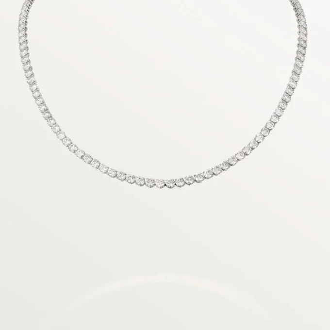 Lignes Essentielles halskæde, brillantslebne diamanter Lignes Essentielles halskæde, brillantslebne diamanter